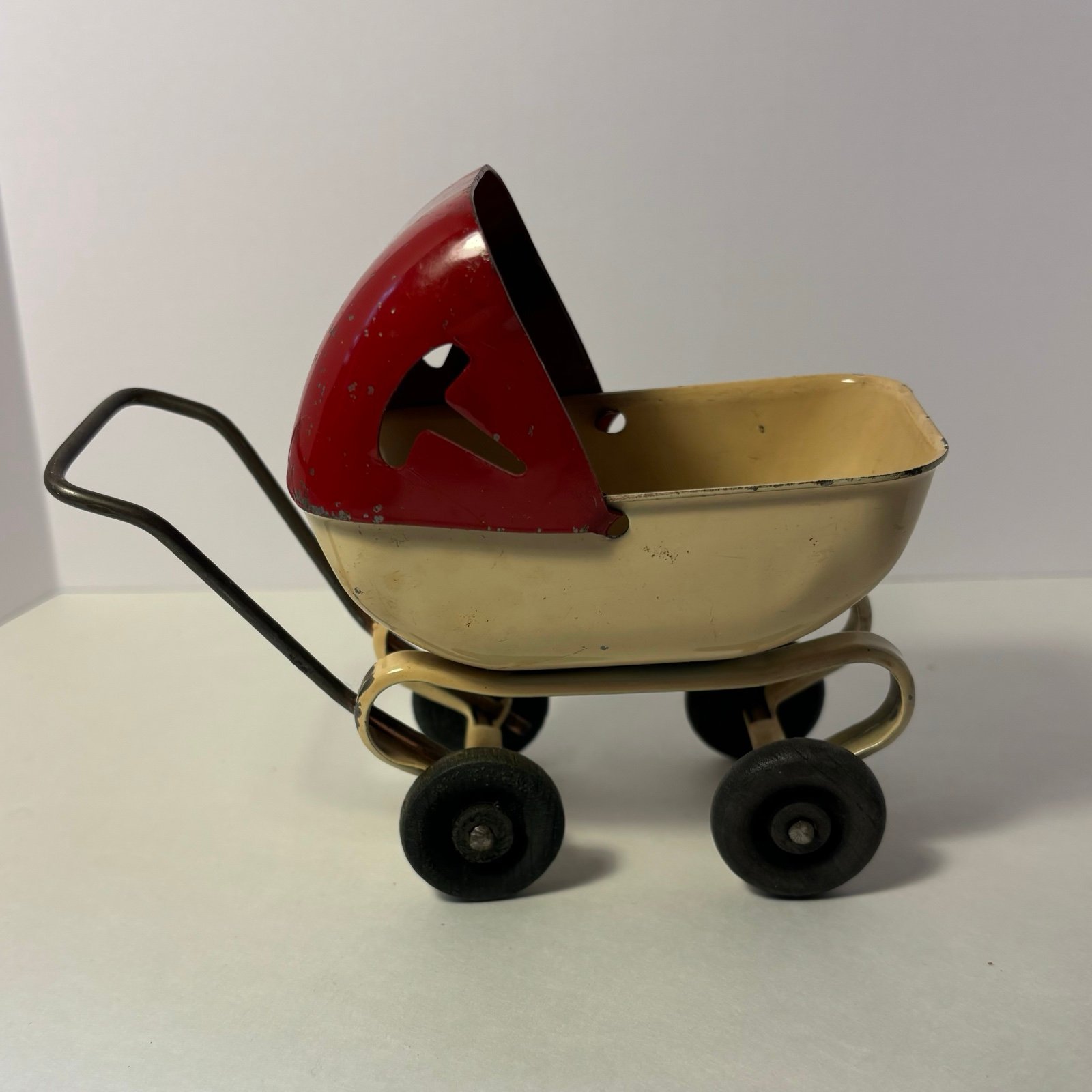 metal baby carriage