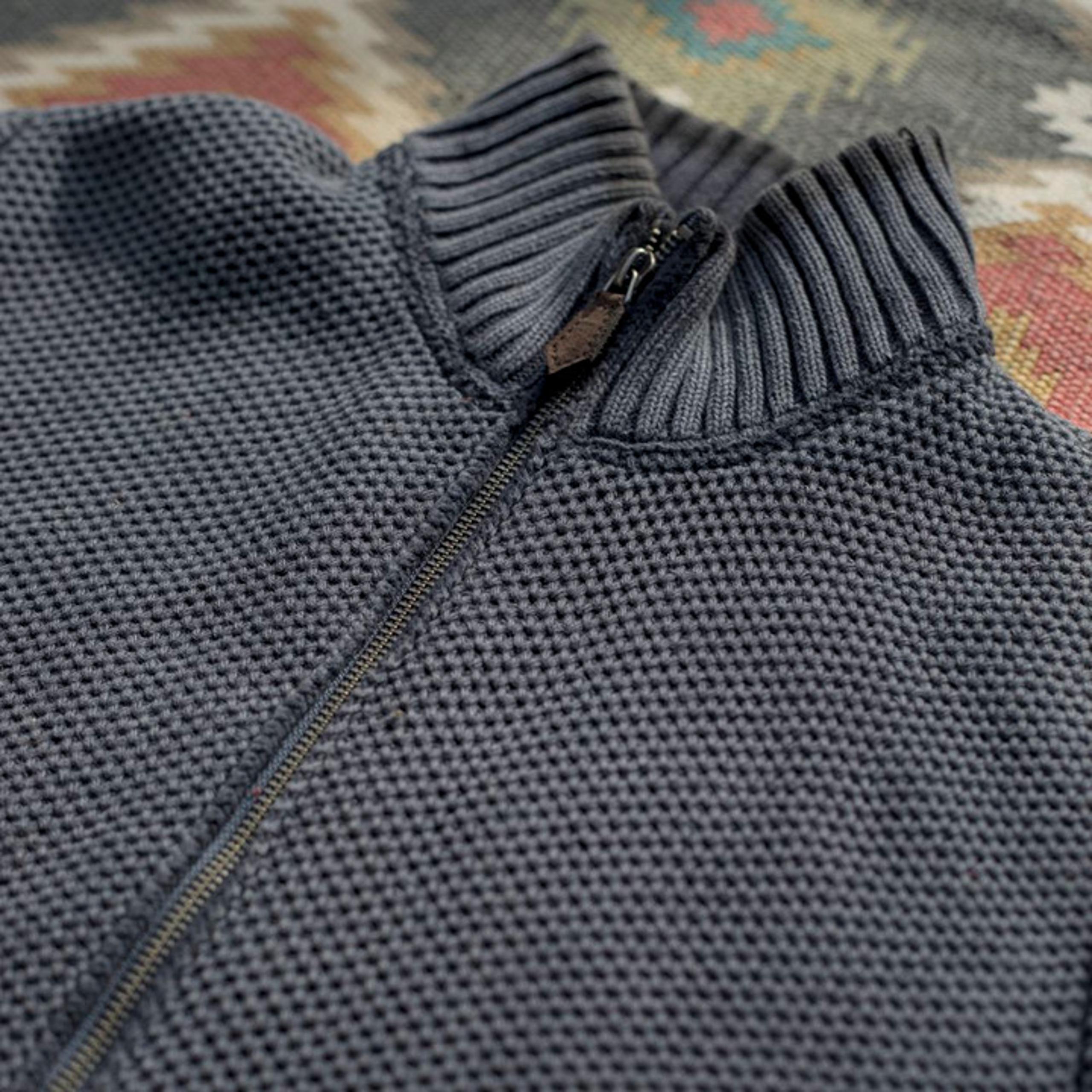 -XL- Lucky Brand 100% Cotton Zip-Up Sweatshirt | Knitted Quality Sweater