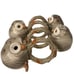 FITZ & FLOYD Ceramic Owlet Baby Owl Napkin Rings Set of 4