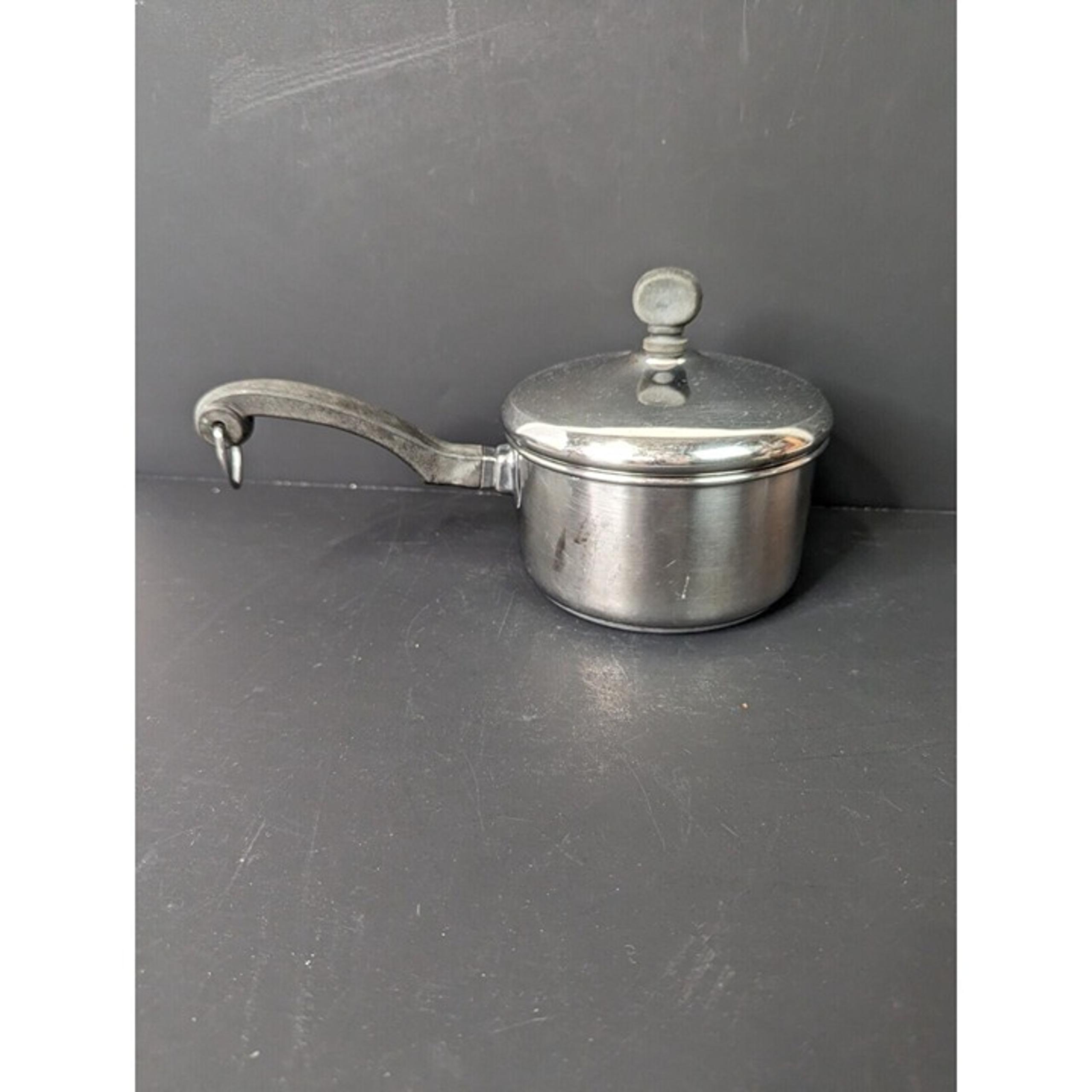 Farberware 1 QT Aluminum Clad Stainless Steel Saucepan With Handle And Lid N3