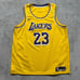 Los Angeles Lakers Lebron James Jersey #23 Nike Dri Fit 2XL Basketball Sports