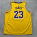Los Angeles Lakers Lebron James Jersey #23 Nike Dri Fit 2XL Basketball Sports