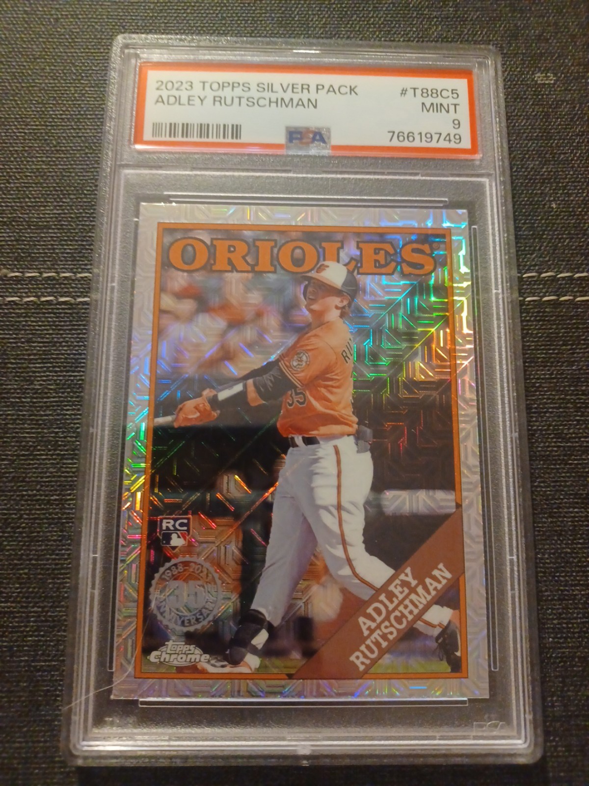 2023 Adley Rutschman Silver Pack Psa 9 mint