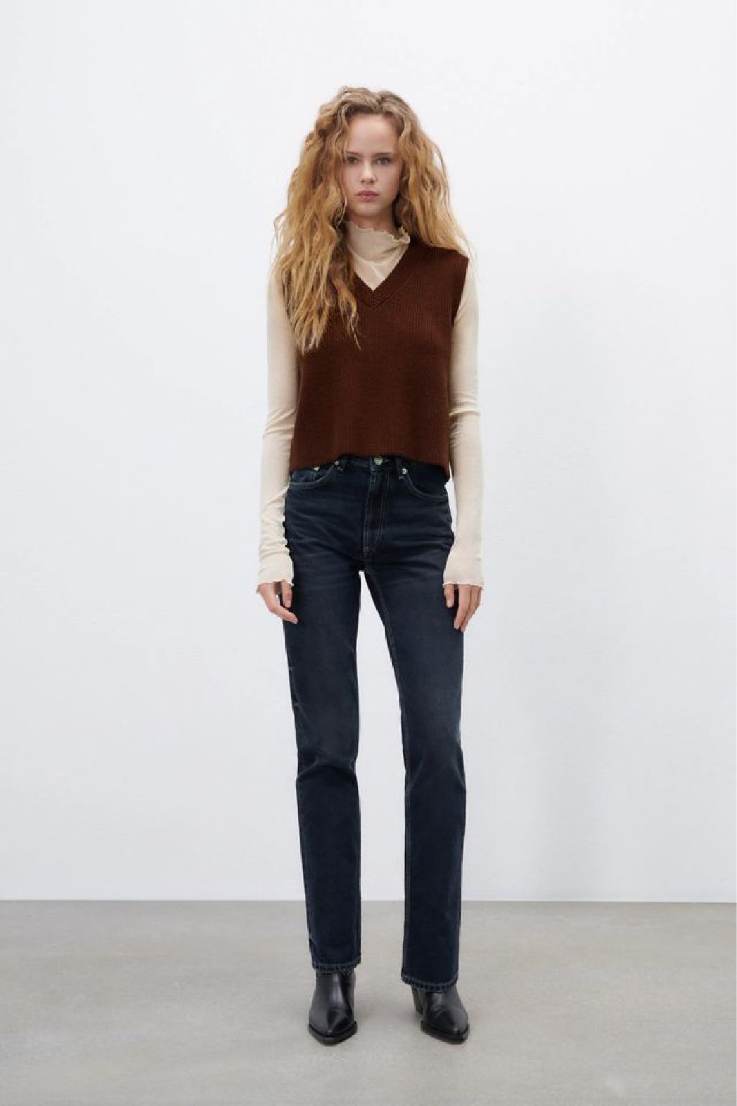 Zara knit vest