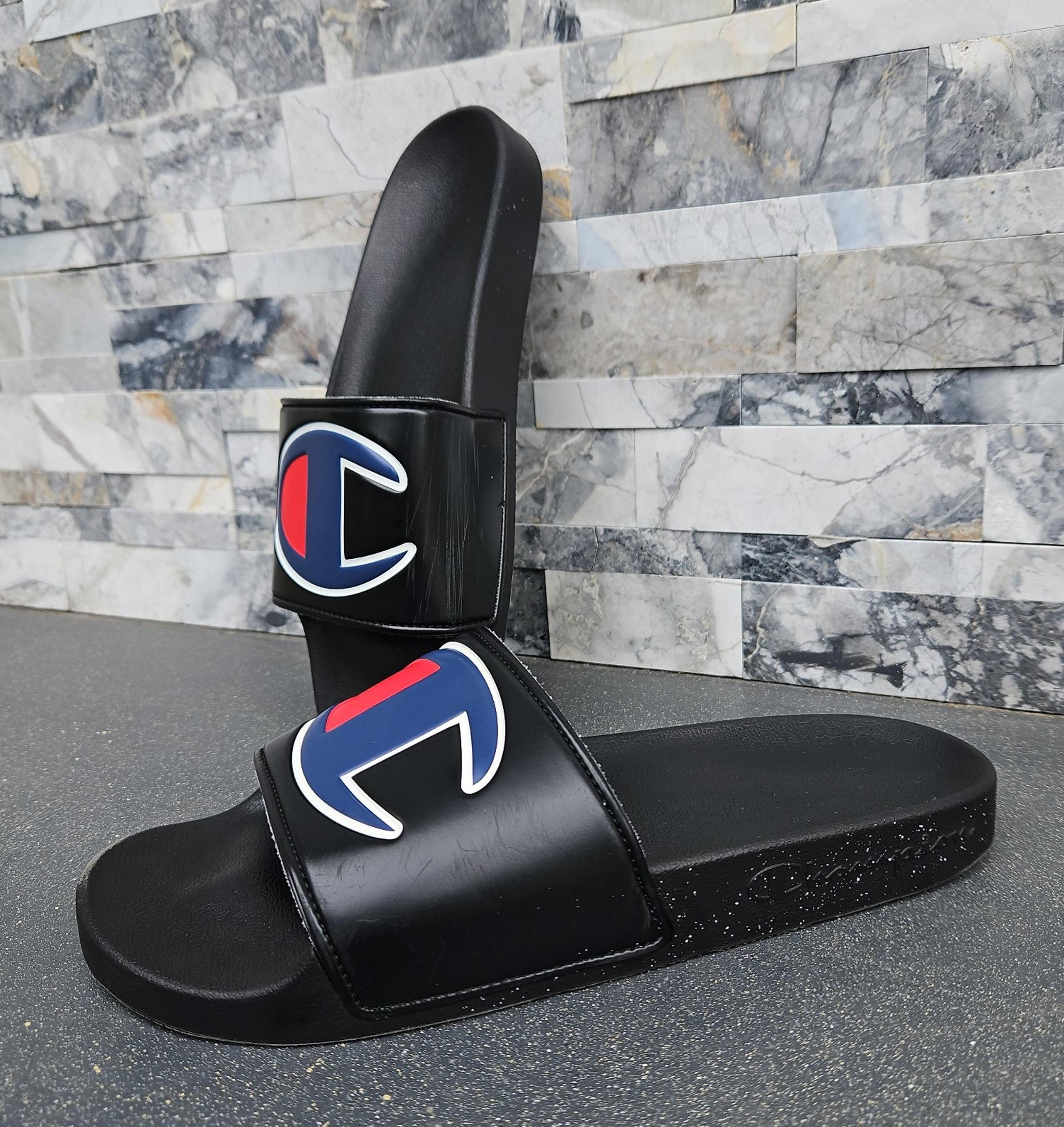 CHAMPION IPO Logo Men's Slides Sandals size 11