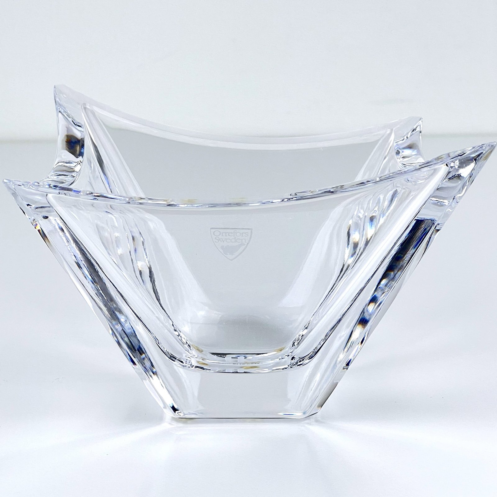 Orrefors Crystal POLARIS Martti Rytkonen Design Bowl