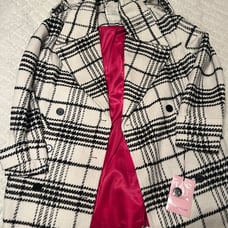 Lulus plaid coat