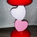 Bath and Body Works Candy Hearts Pedestal Valentines Day Candle Holder