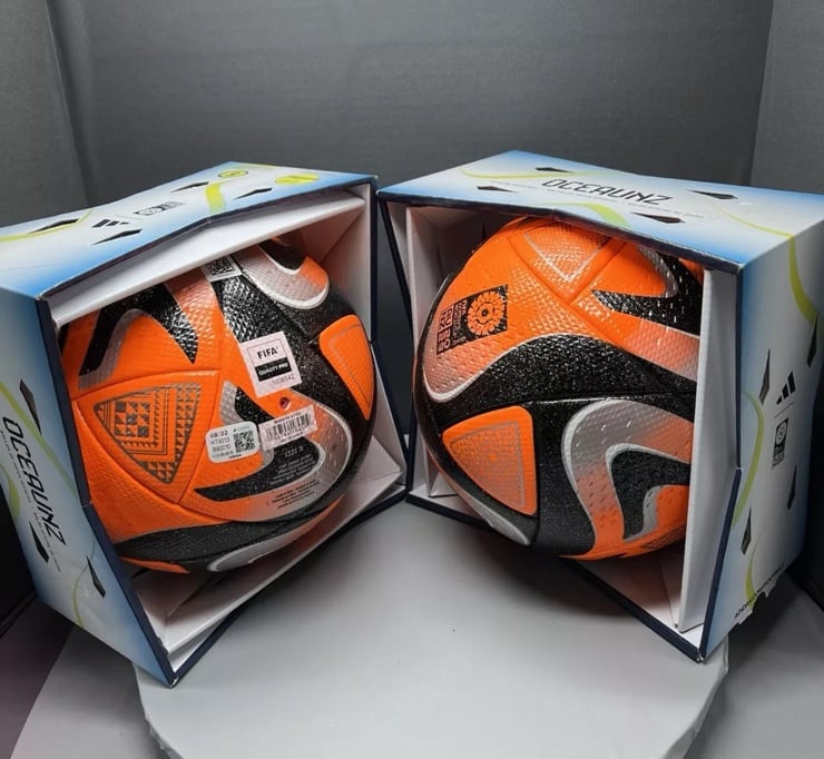 Adidas Women Soccer Ball Oceaunz Pro Fifa World Cup 2023 Lot 2 HT9013 Size 5 NE