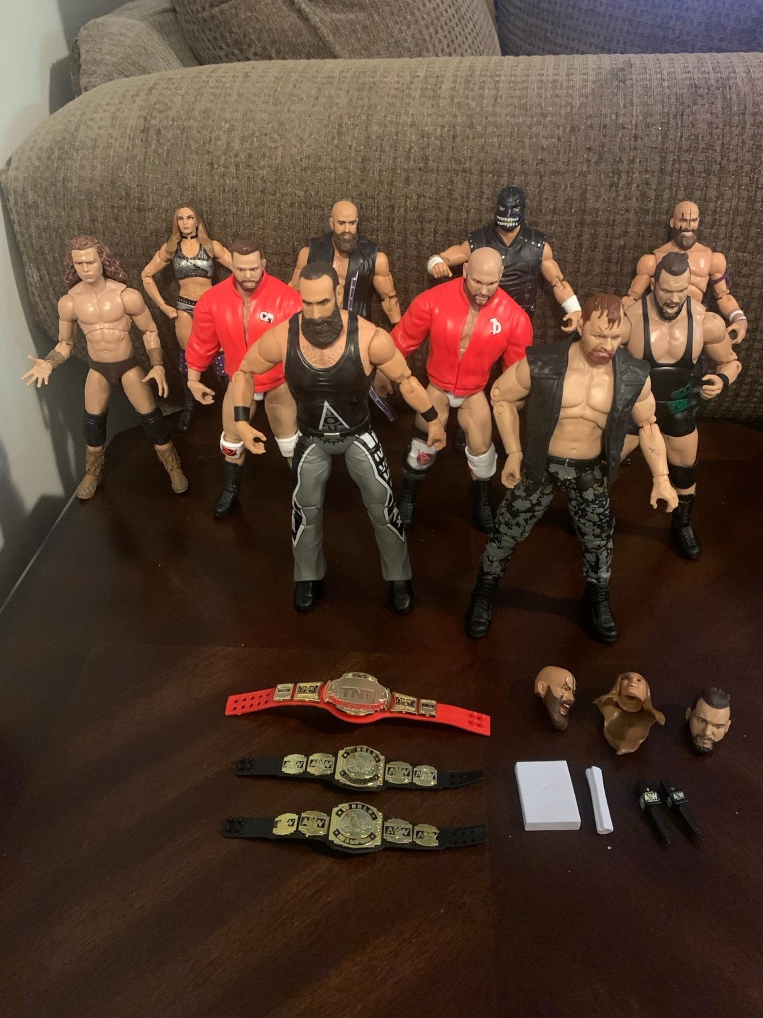 AEW wwe unrivaled unmatched wrestling figure lot