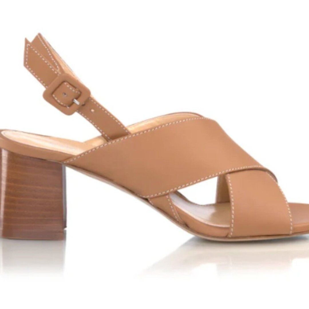 Marion Parke | Maren Block Heel size 39.5 preowned tan -read