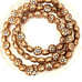 16 Strand of 5.5mm Copper Beads