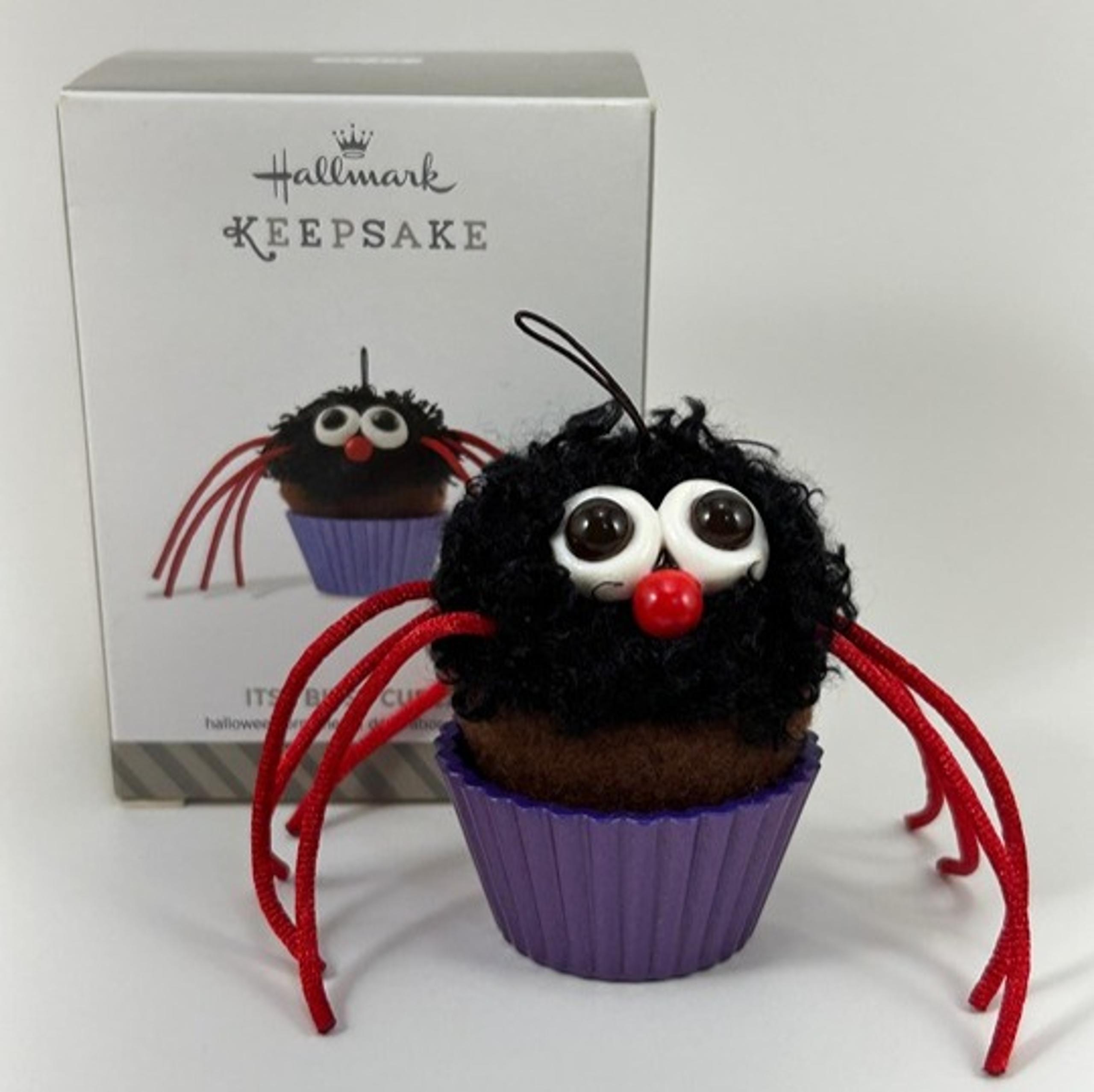 Itsy Bitsy Cupcake - 2014 Hallmark Halloween Ornament - Spooky Spider Cupcake
