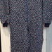 G Caseratti Quilted Floral Jumpsuit One Piece Womens M Hippy Boho Cottagecore