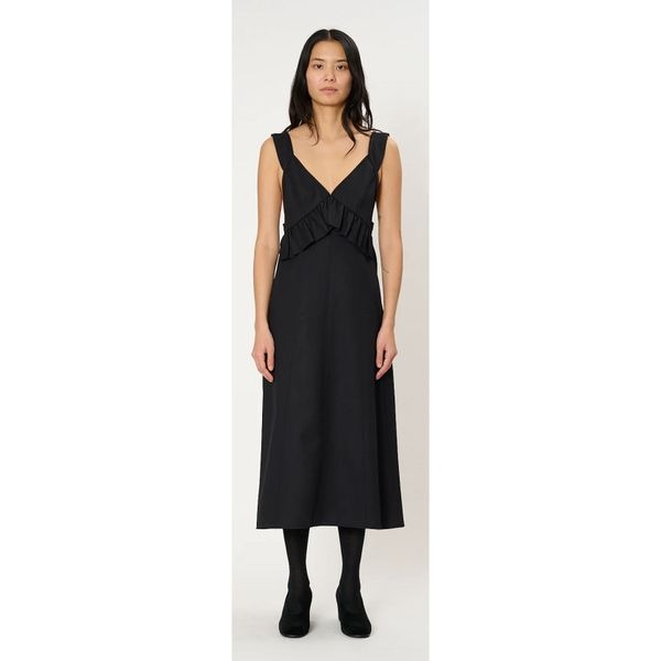 machatt Double Cross Bicolor Dress, Authentic Knee-length