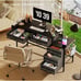 Computer Desk With Charging Station