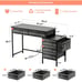 Computer Desk With Charging Station