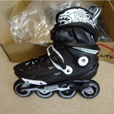 Calary Inline Skates Outdoor Adult Size 8 Black/White