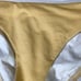 New. SUNSHINE GOLD SUMMER LOVE PLAID BIKINI. D-top/M-bottom. Retails 198