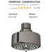 TEMPESTA® COSMOPOLITAN 100 SHOWER HEAD, 4 - 4 SPRAYS Hard Graphite color