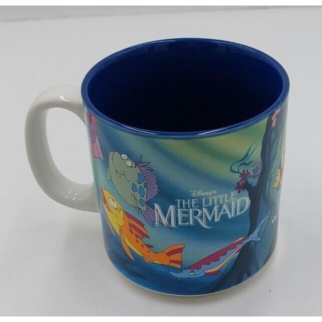 Vintage Walt Disney Coffee Mug The Little Mermaid Movie Japan Ariel Eric QN10160 Vintage Walt Disney Coffee Mug The Little Mermaid Movie Japan Ariel Eric QN10160