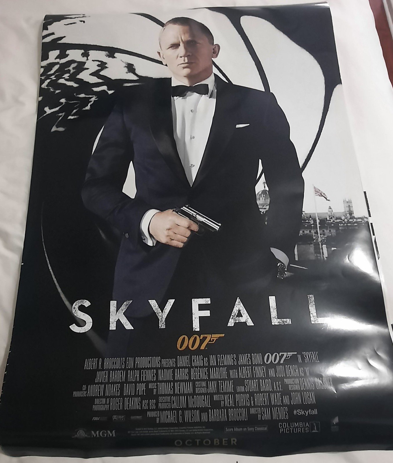 James Bond Skyfall Movie poster