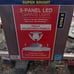 3 Panel Led Garage Light 2 Pack.