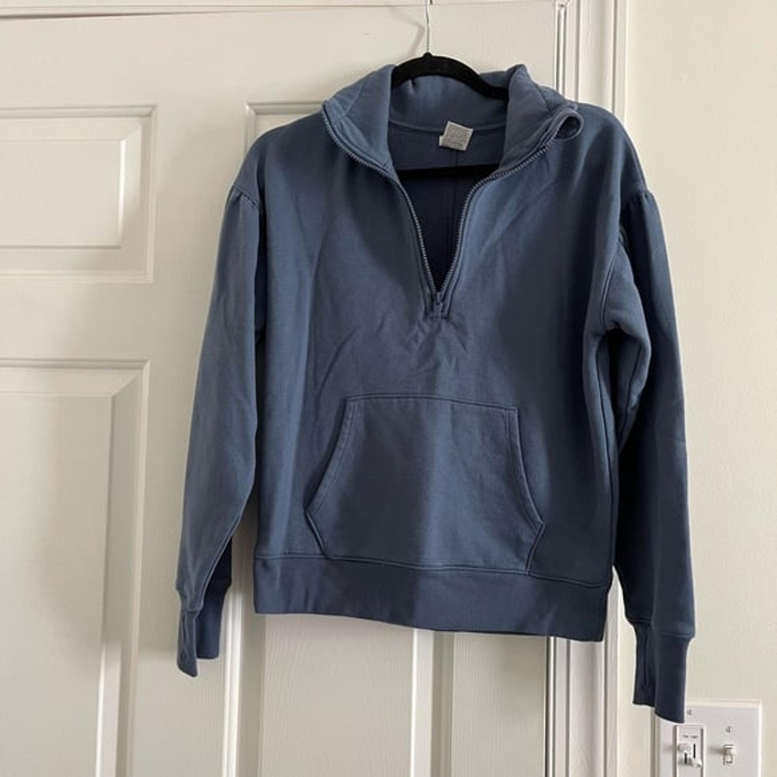 All in Motion Women's Size XS Zip Pullover Sweatshirt blue