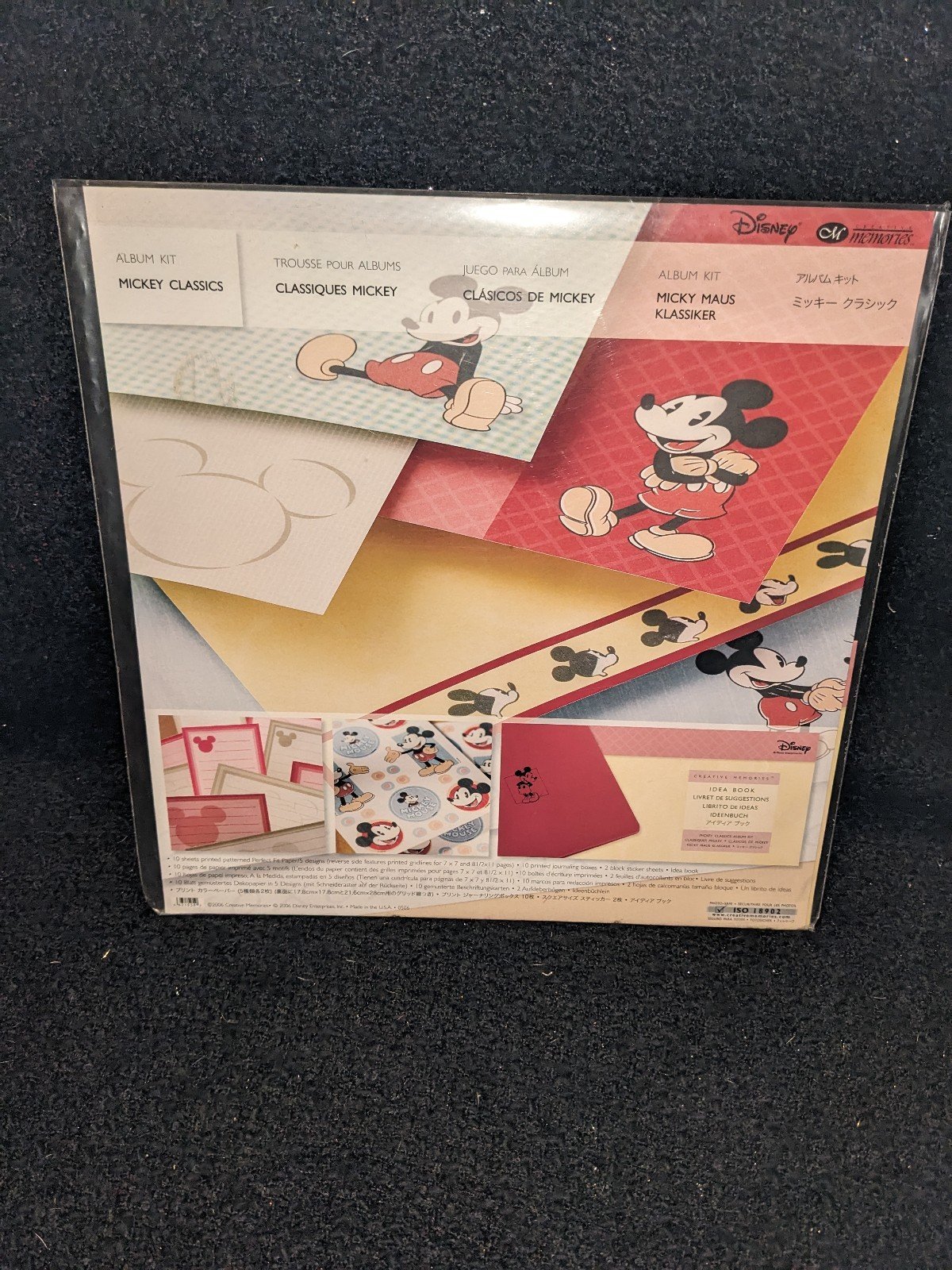 Memories Mickey Mouse Scrapbook Lot