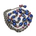 Vintage Murano Glass Blue Long Necklace