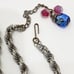 Vintage Murano Glass Blue Long Necklace