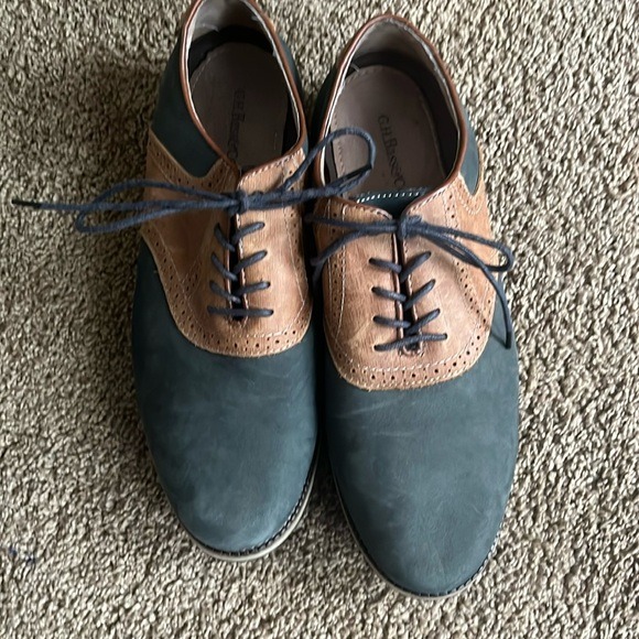Men’s Bass Oxford lace shoes Leather upper 12d