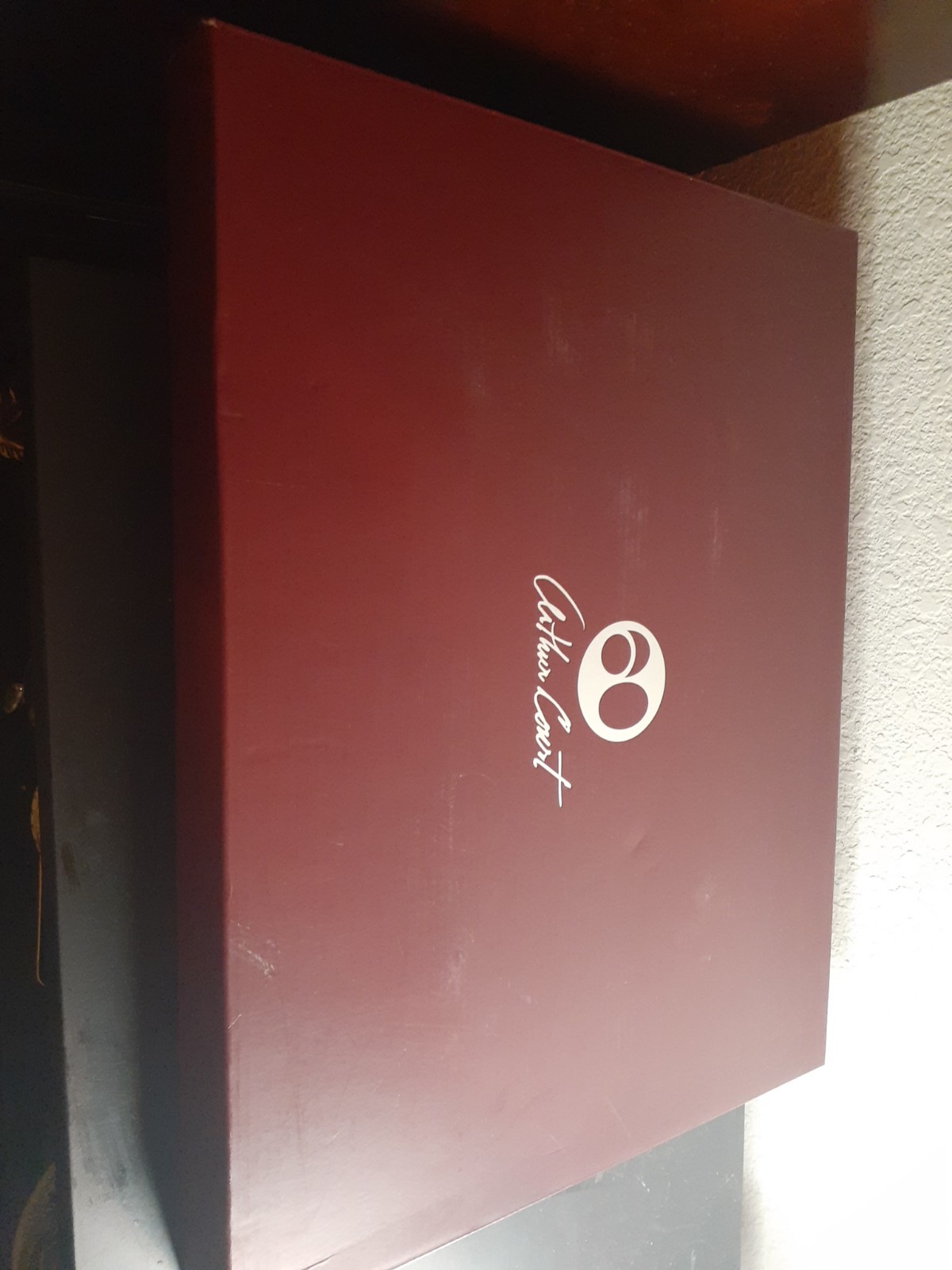 NEW IN BOX Arthur Court 14 x18 Grape Oval Platter.