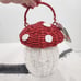 New Tik Tok Viral Rare Mushroom Wicker Storage Novelty Bag Purse