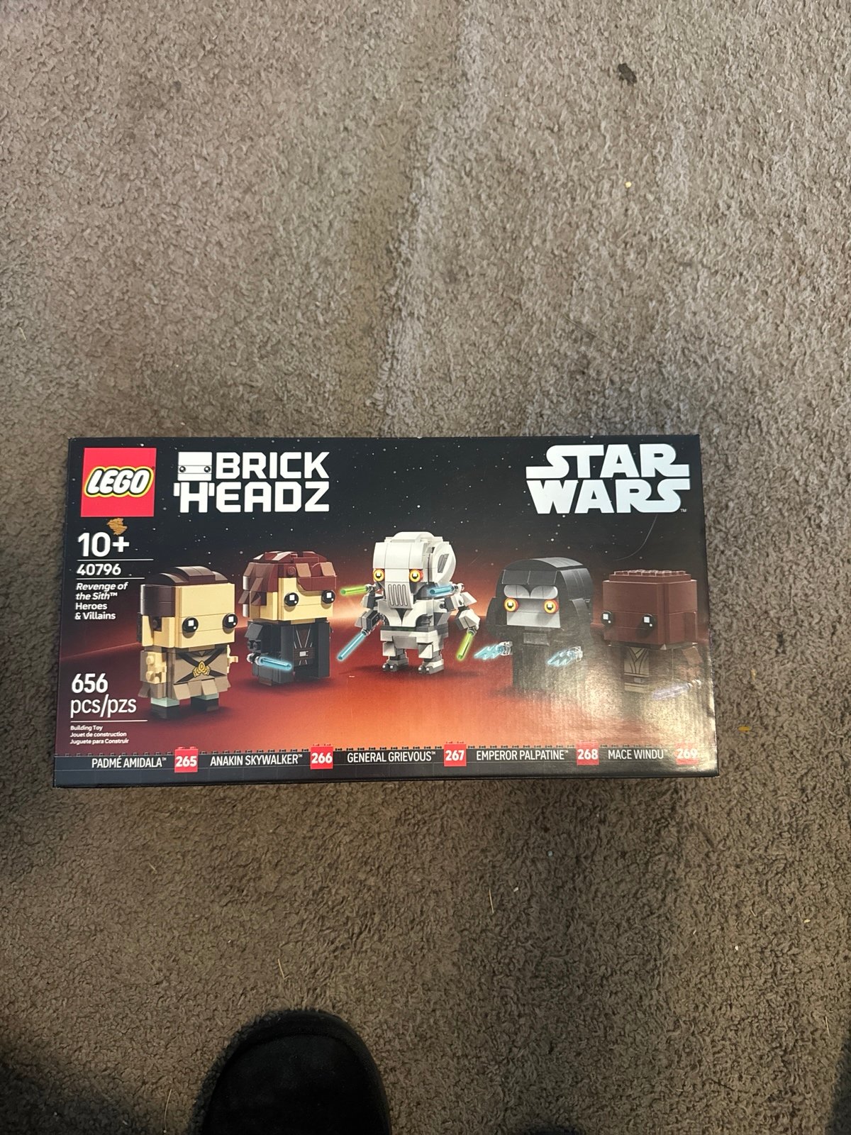 Lego ROTS hero’s and villains brick heads