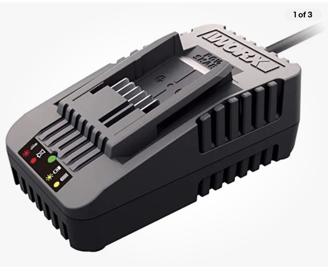 GENUINE! Worx WA3881 20V Max Lithium Battery QUICK 1hr Turbo Charger (NEW 2023)