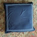 Italian Fine Linen 100% Cotton Oversized Sq Euro Sham Black & White Embroidery