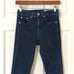 Rag & Bone Classic Dark Wash High Rise 10 Inch Skinny Capri Side Slit Jeans 25