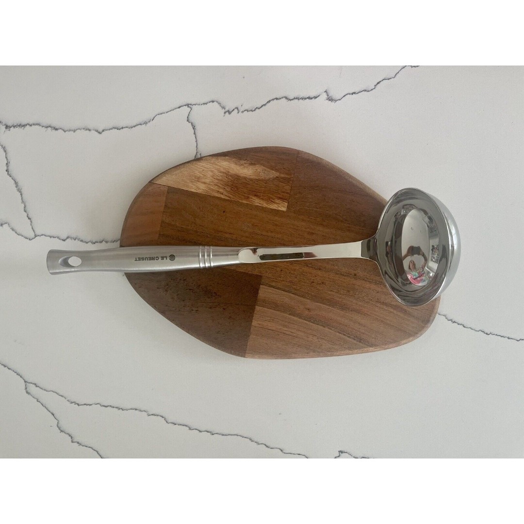 4 Oz Soup Ladle LE CREUSET Stainless Steel Revolution Serving Spoon 13.5”