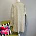 Free People Heart it Gray Lace Up Oversized Tunic Sweater