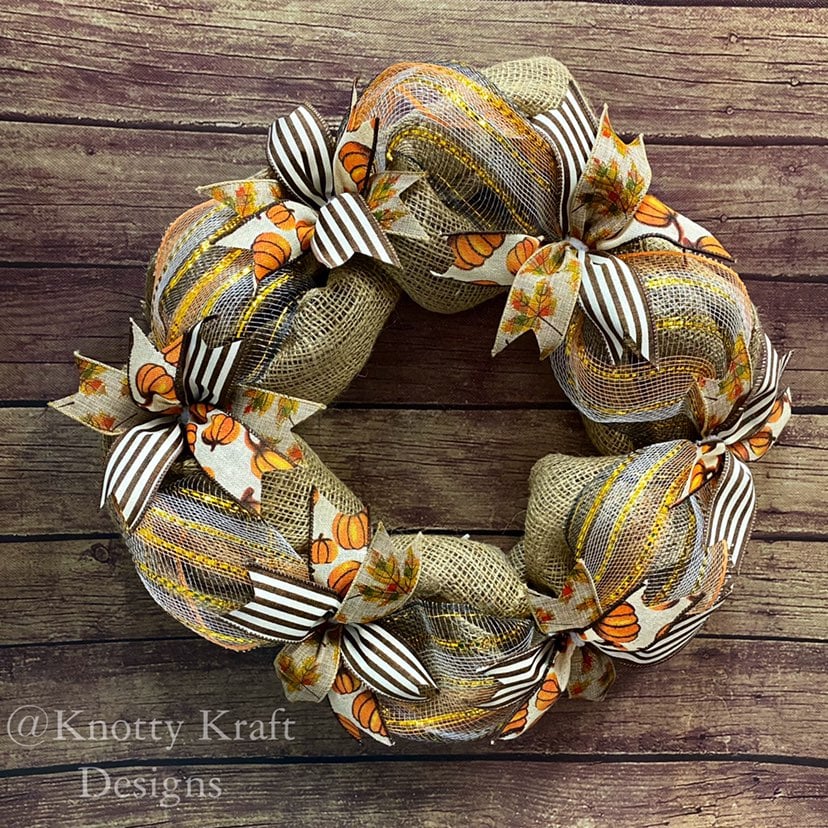 Handmade Fall Wreath