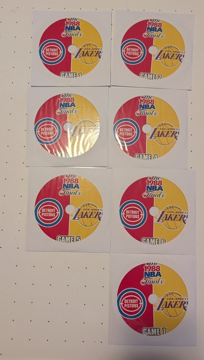 1988 NBA Finals (Lakers & Pistons: 7-Game Series))