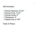 Pfaltzgraff GOLDEN Providence, 5-Piece Stainless Flatware Set, 1 Place Setting