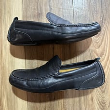 Timberland Leather Driving Slip On Style Loafers, Black, Men’s 9.5