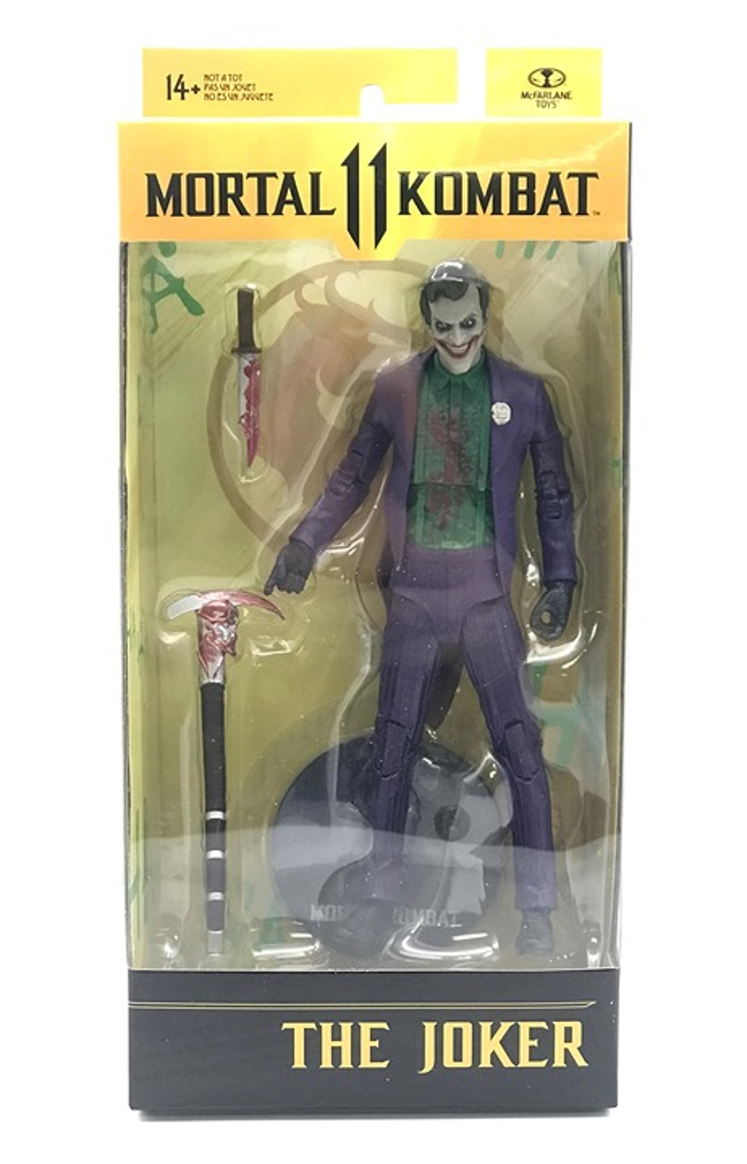 McFarlane Toys 2021 Mortal Kombat 11 The Joker (bloody) 7 inch action figure!
