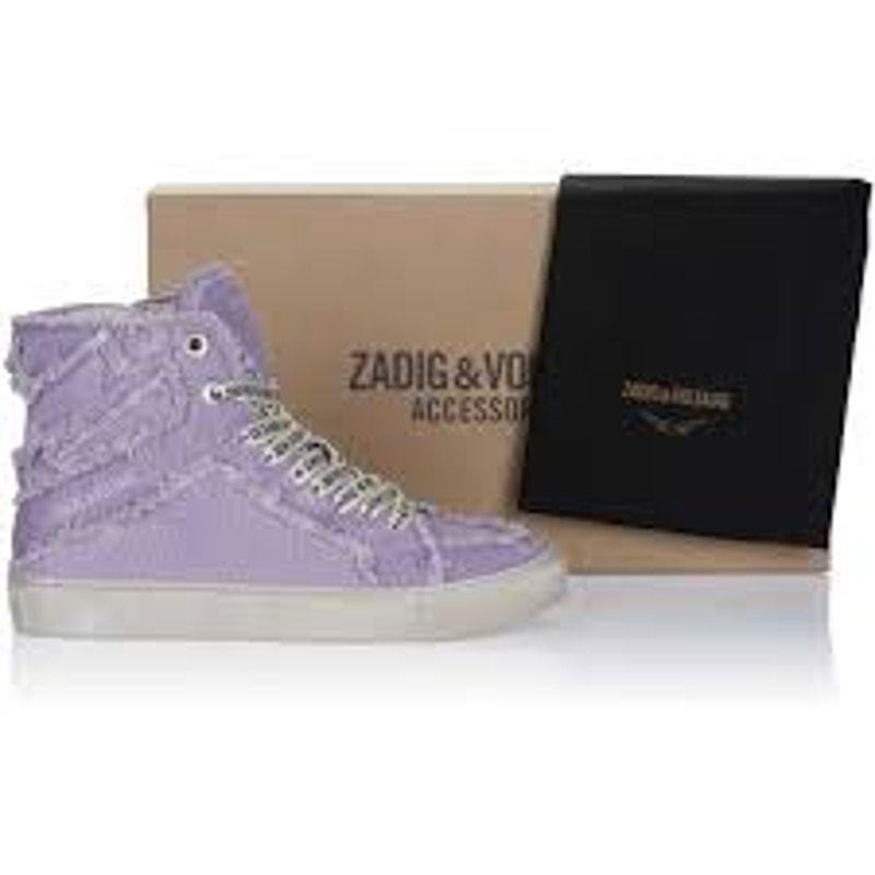 ZADIG & VOLTAIRE Flash High Top Sneaker Color Boomerang Size 37/7 QUICK SHIP