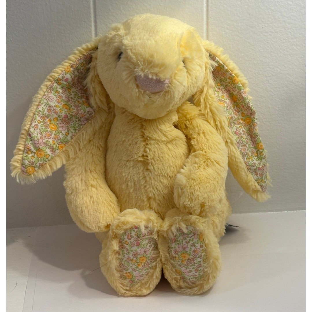 Jellycat BLOSSOM LEMON BUNNY [MEDIUM] Rabbit NWOT Retired ‼️ RARE