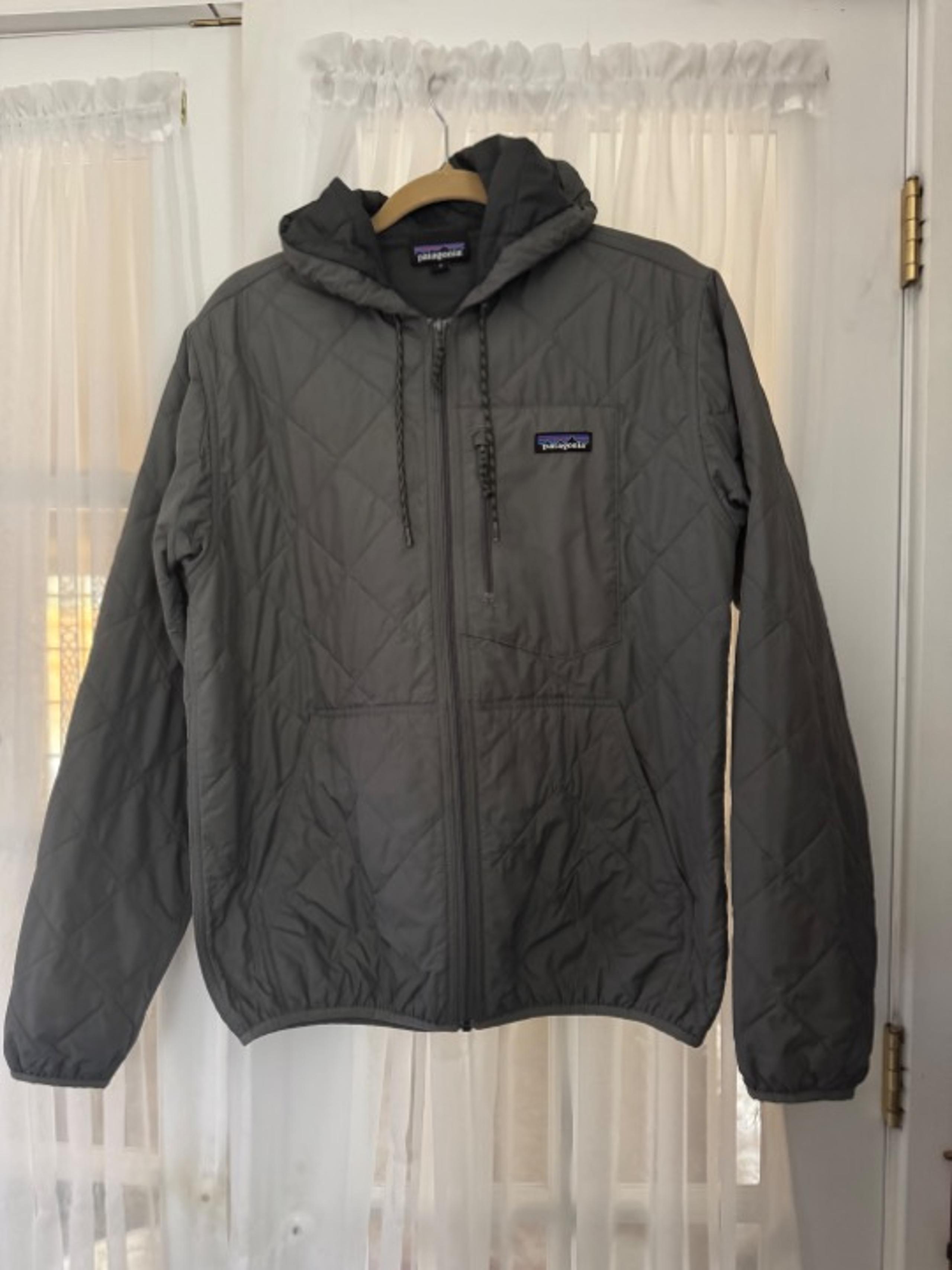 Patagonia Mens Diamond Quilted Bomber Hoody Size M