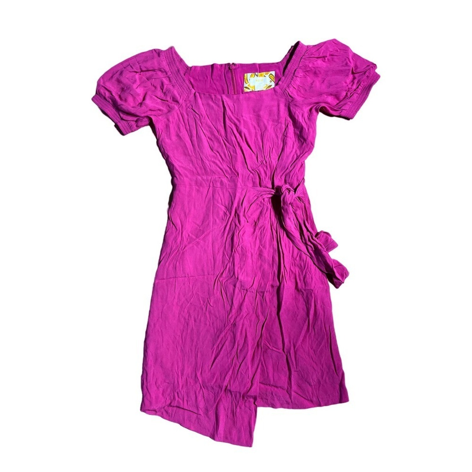 Women's Maeve Resort Wrap Dress Size 4 Bright Pink Anthropologie. Wedding/Summer