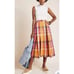 Maeve By Anthropologie Pippa Plaid Madras Skirt Size Large Pleated Lined NWT